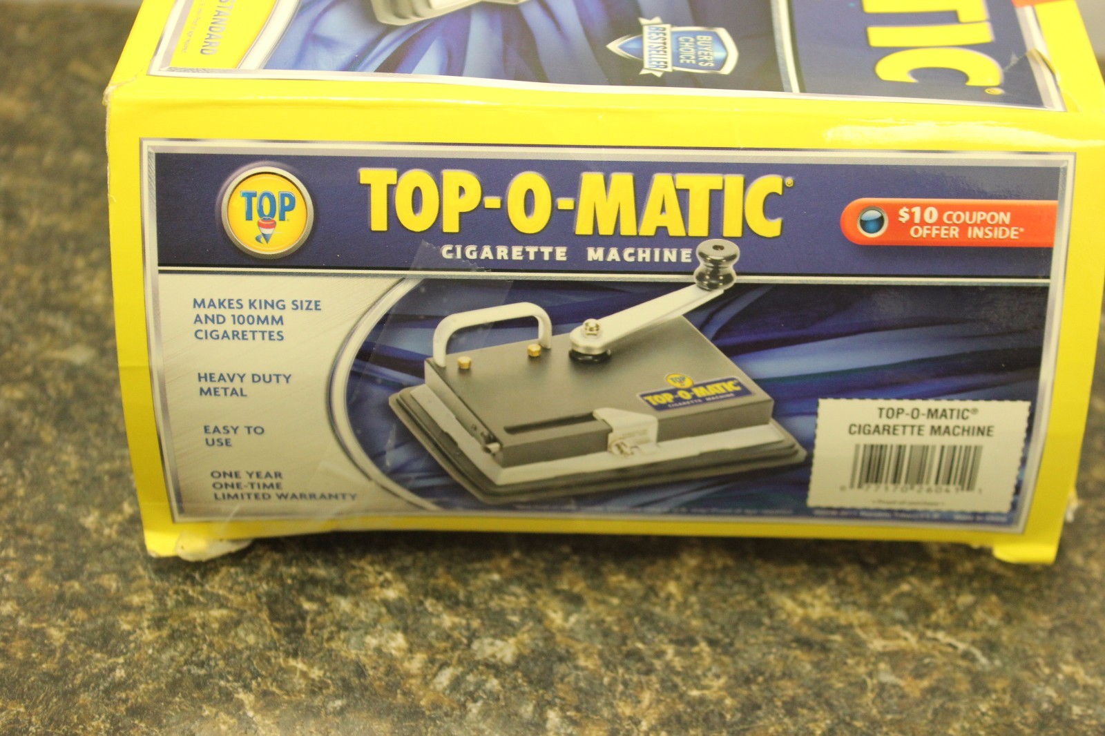 TOP-O-MATIC CIGARETTE ROLLING MACHINE E15238-1 (JO) BY-2