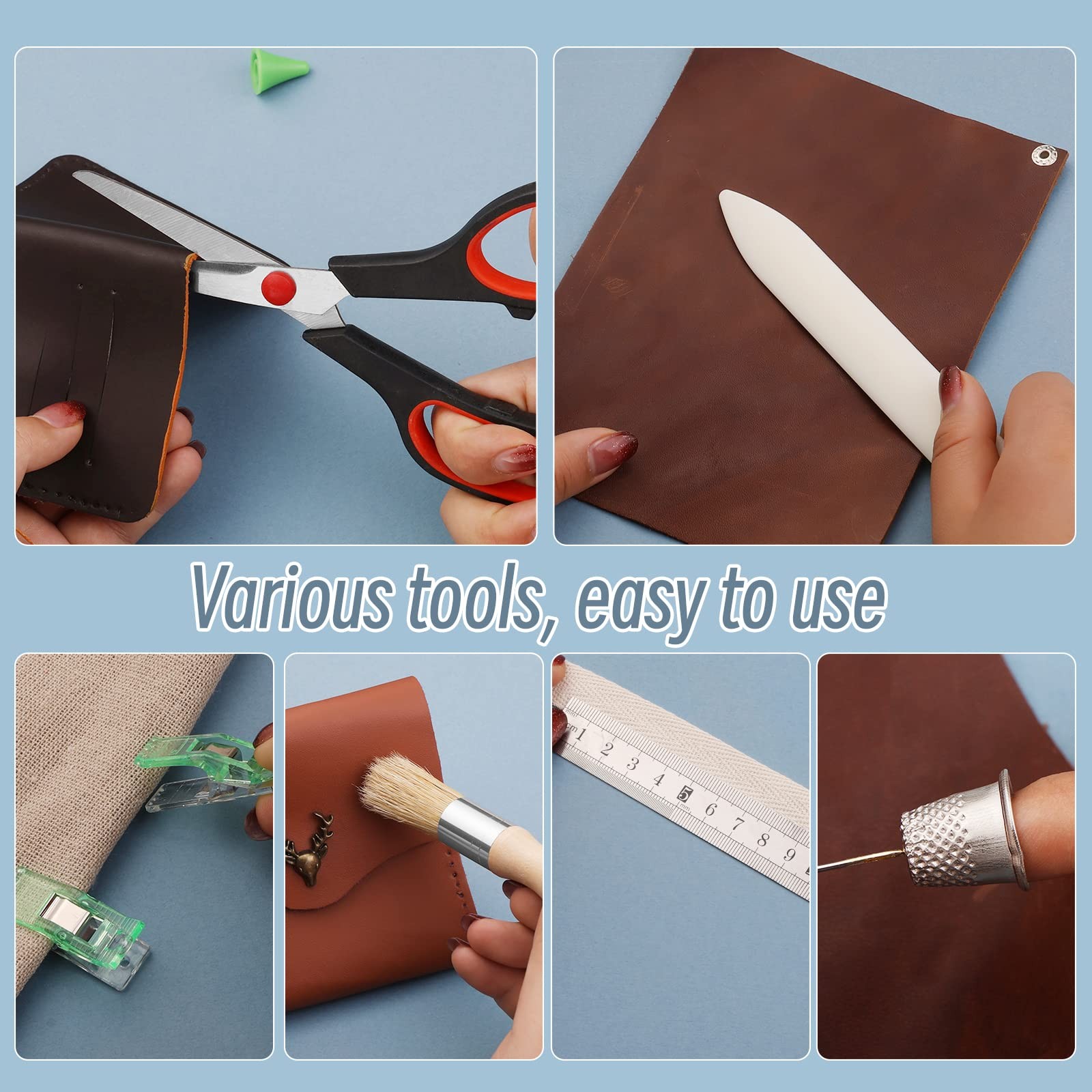 41 Pcs Bookbinding Tools Set 3 Pcs Bone Folder Paper Creaser Paper Folding Tool