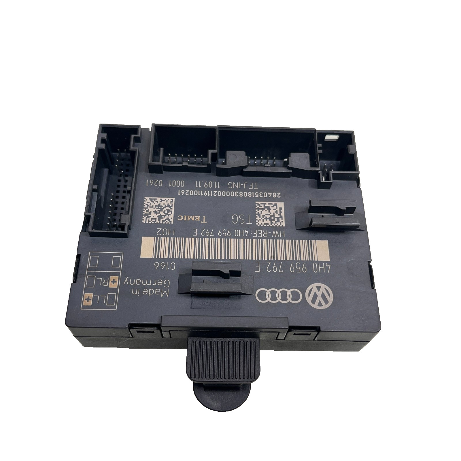 2010-2013 AUDI A8 FRONT RIGHT DOOR CONTROL MODULE UNIT 4H0959792E OEM