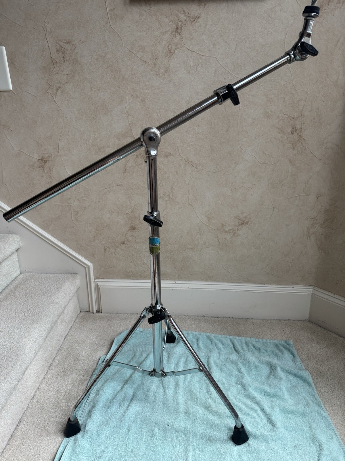 70s 80s Ludwig Hercules Telescoping Boom Cymbal Stand Tube Leg 1411 Lot #002