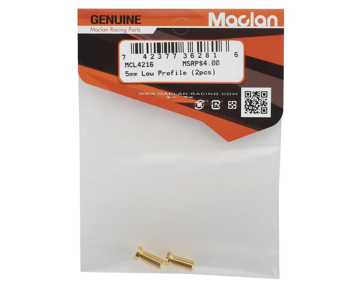 Maclan Max Current 5mm Low Profile Gold Bullet Connectors (2) [MCL4216]