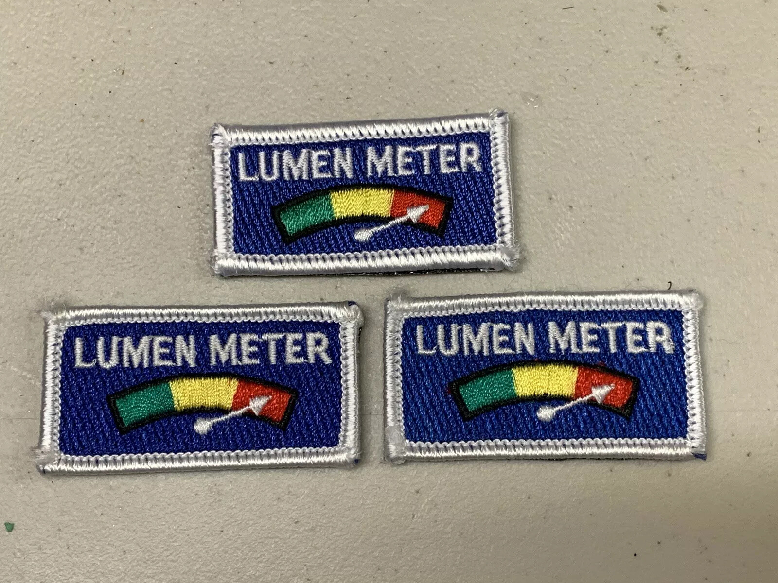 Morale Patch - Lumen Meter - Hook & Loop Backed Patch - Flashlights Fans