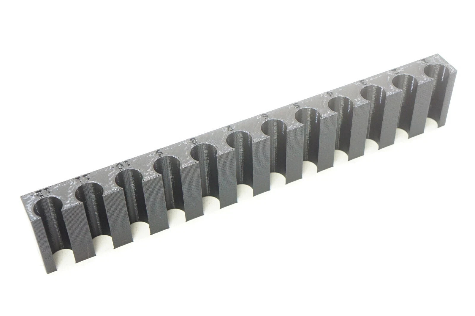 3D Printed Lock Cylinder Plug Rack 12x Holder .50" 1/2" Re-Keying Tool Schlage