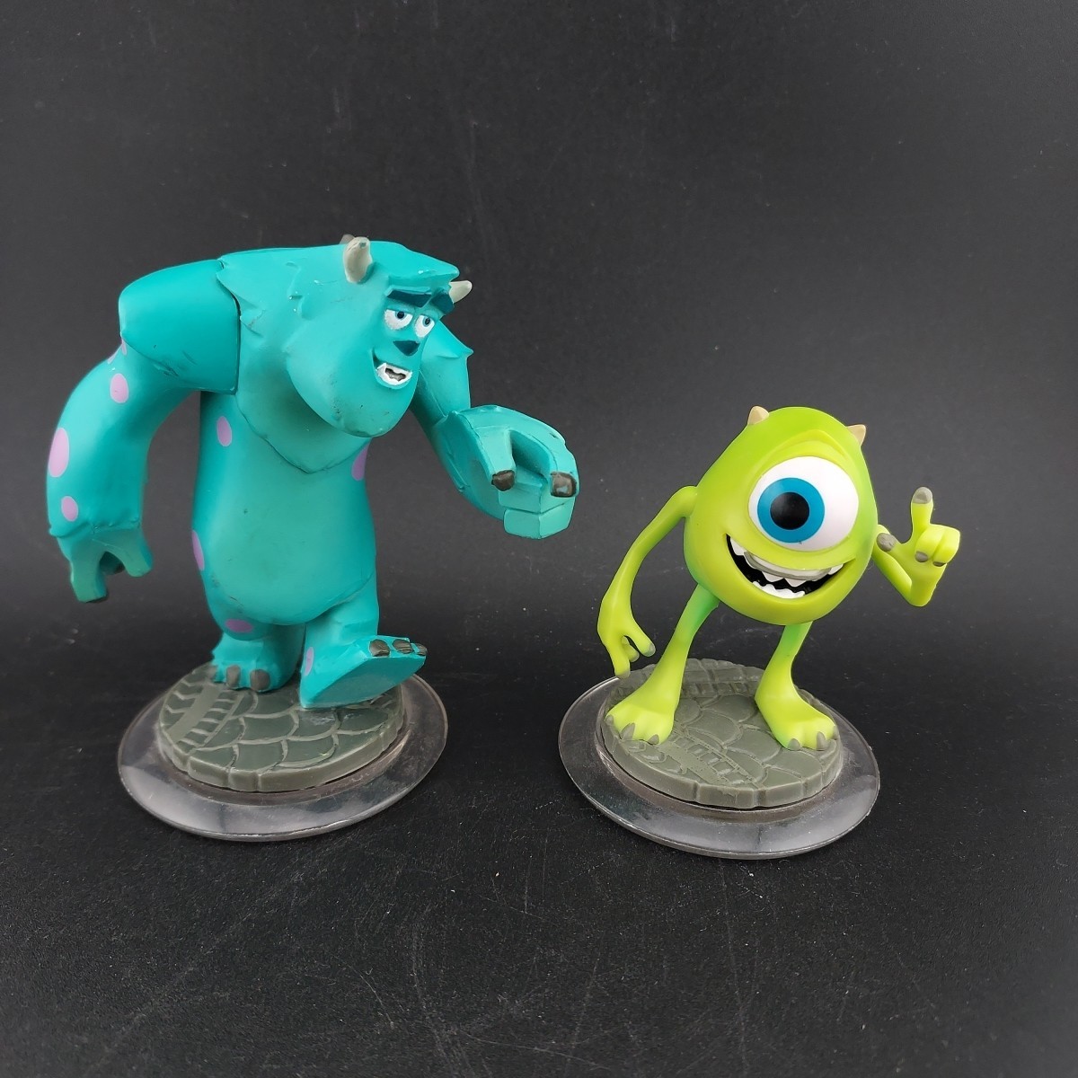Disney Infinity Monsters Inc. Sulley Mike Character Figure Game Piece Lot