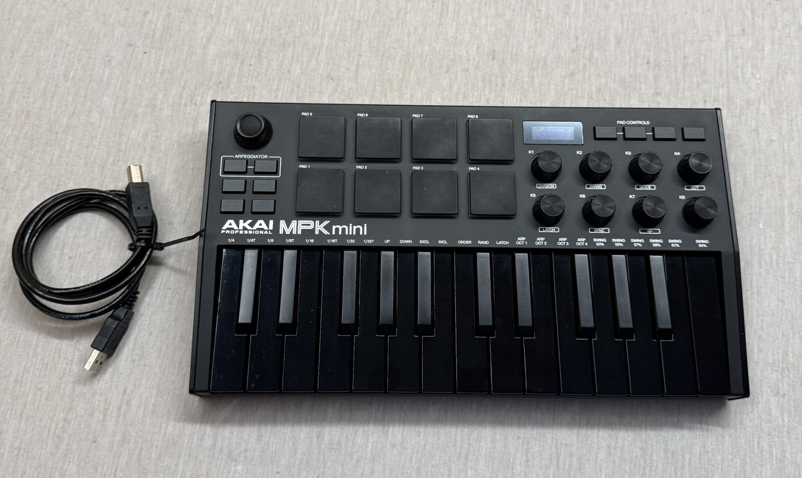 Akai Professional MPK Mini  MK3 MIDI Controller 25 keys perfect condition