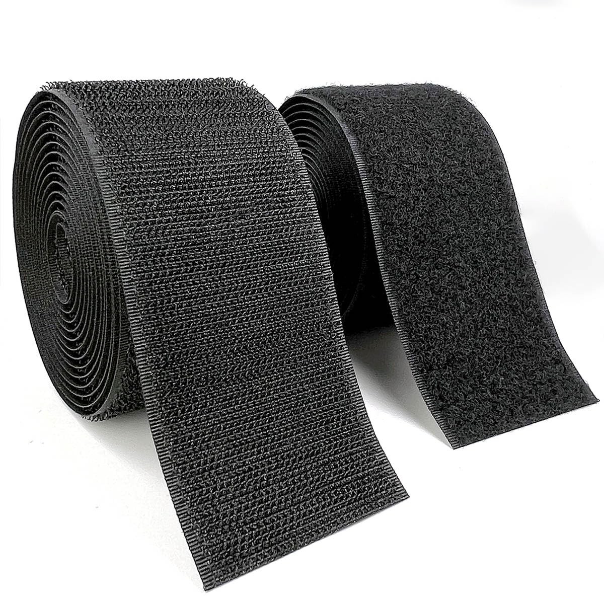 2'' Non-Adhesive Interlocking Nylon Fabric Fastener Strips - Hook & Loop Sewi...