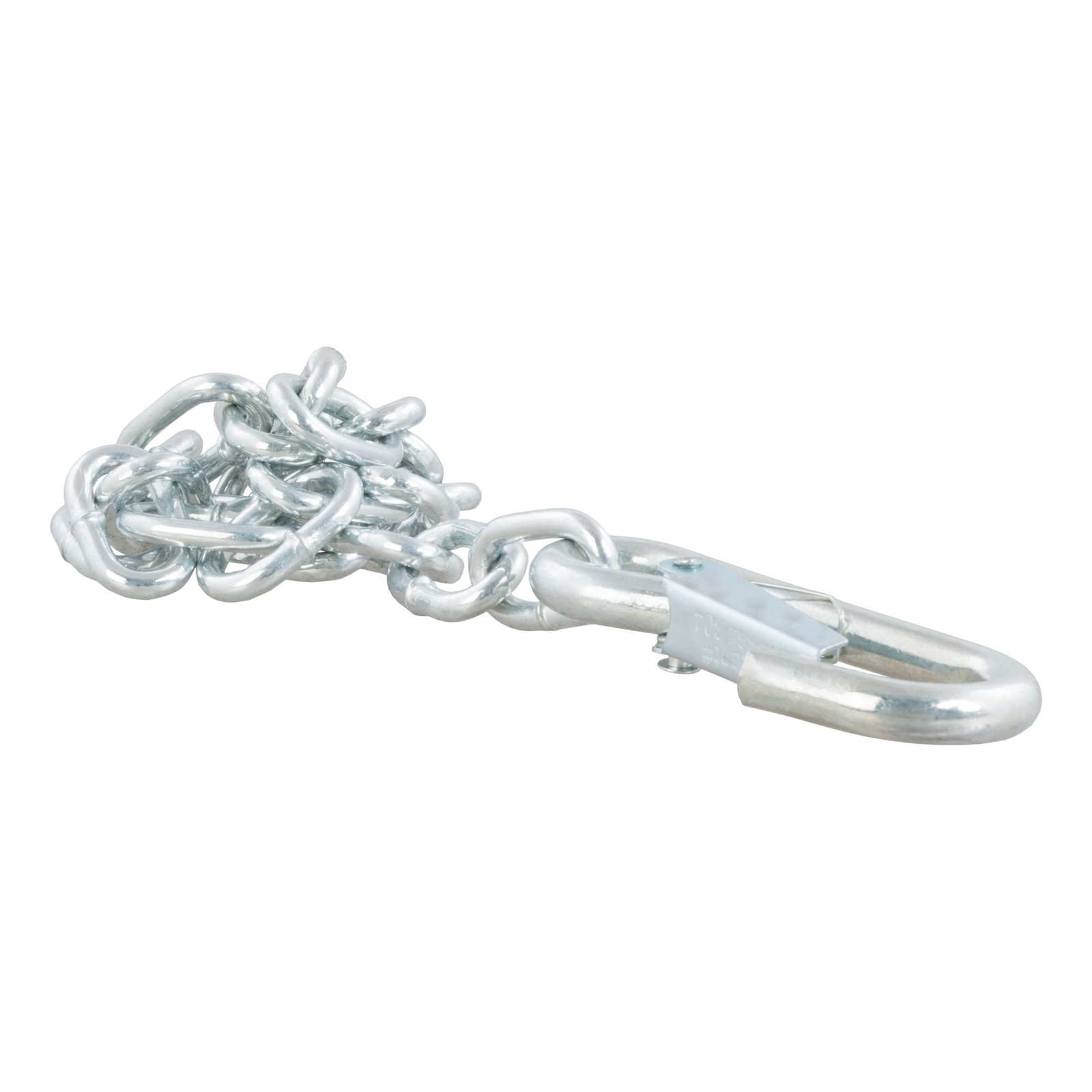 Curt-27" Safety Chain with 1 Snap Hook (2,000 lbs, Clear Zinc)