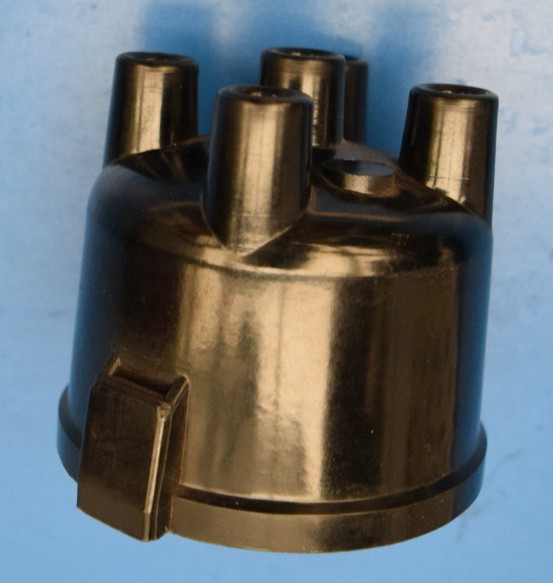 BLACK CLASSIC DISTRIBUTOR CAP CLIP ON SOLID CARBON PICK UP