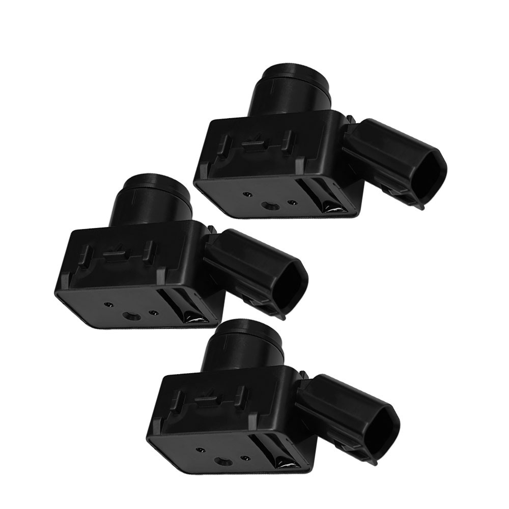 3PCS Reverse Bumper Parking Sensors 6Pin For 2023-2025 Toyota Sequoia Front Rear