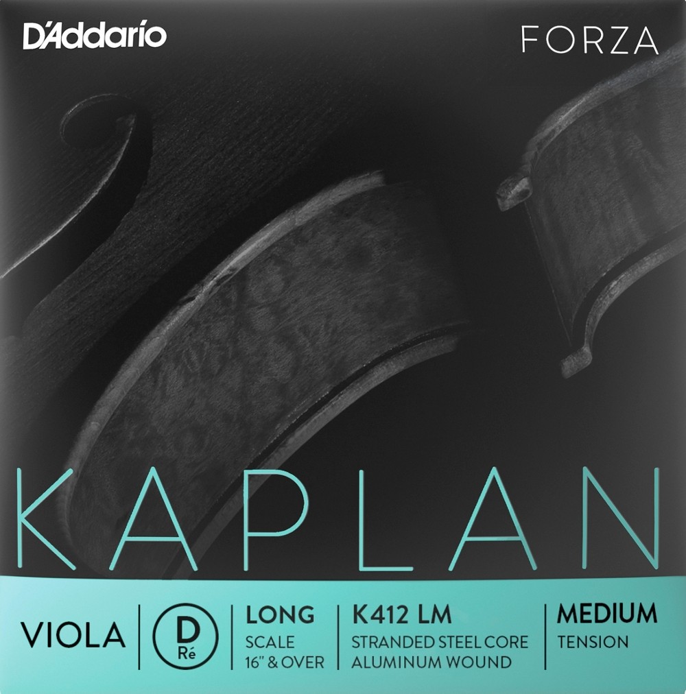 D'Addario Kaplan Series Viola D String 16+ Long Scale Medium