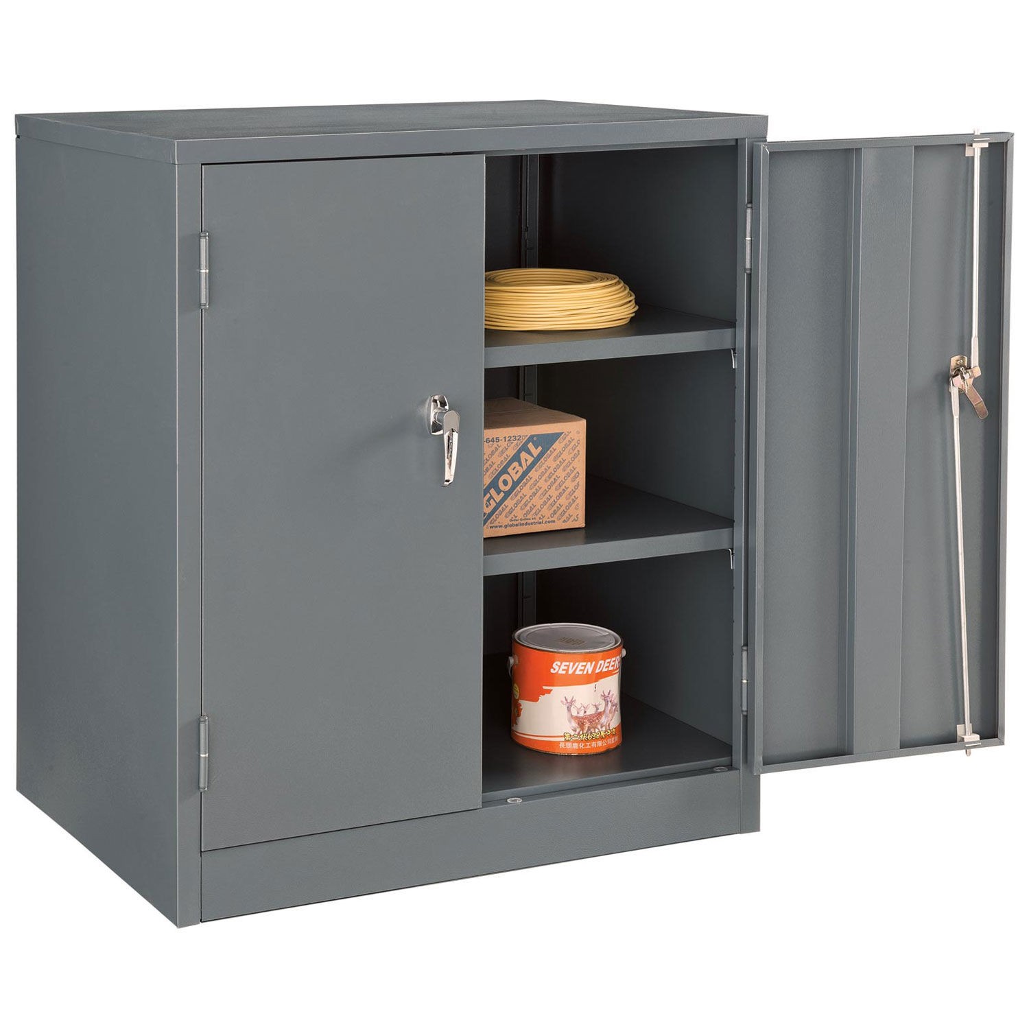 Unassembled Counter Height Cabinet 36x24x42 Gray