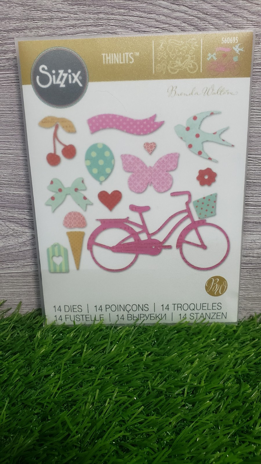 Sizzix- Die Cut Thinlits WHIMSY & DELIGHT 560695 Brenda Walton READ