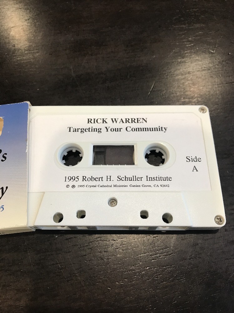Rick Warren Targeting Your Community Cassette