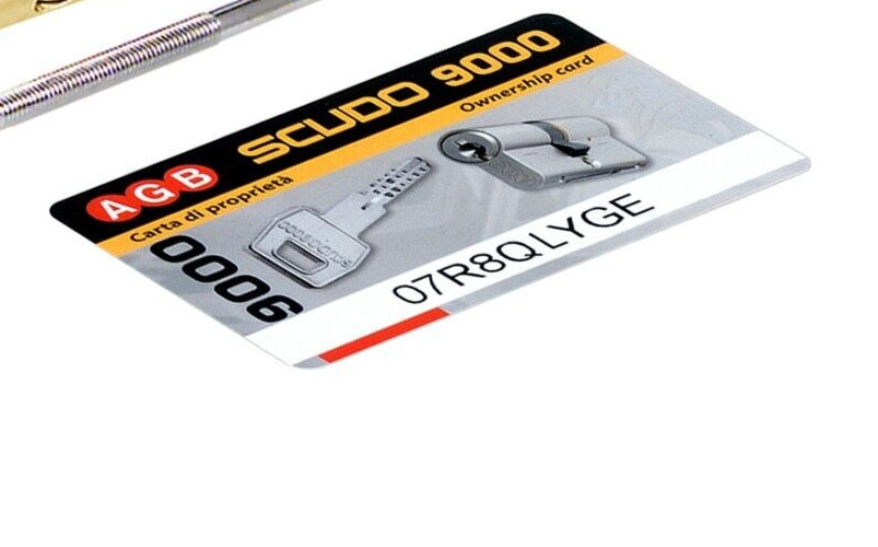 AGB SHIELD 9000 4 SIDED AGB5 GARDESA COPY DUPLICATE KEY KEY
