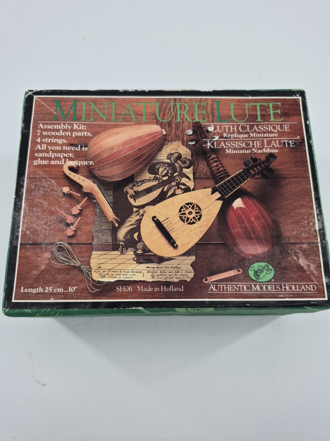 Authentic Models Holland Lute In Miniature Kit SH05 US Seller SH06