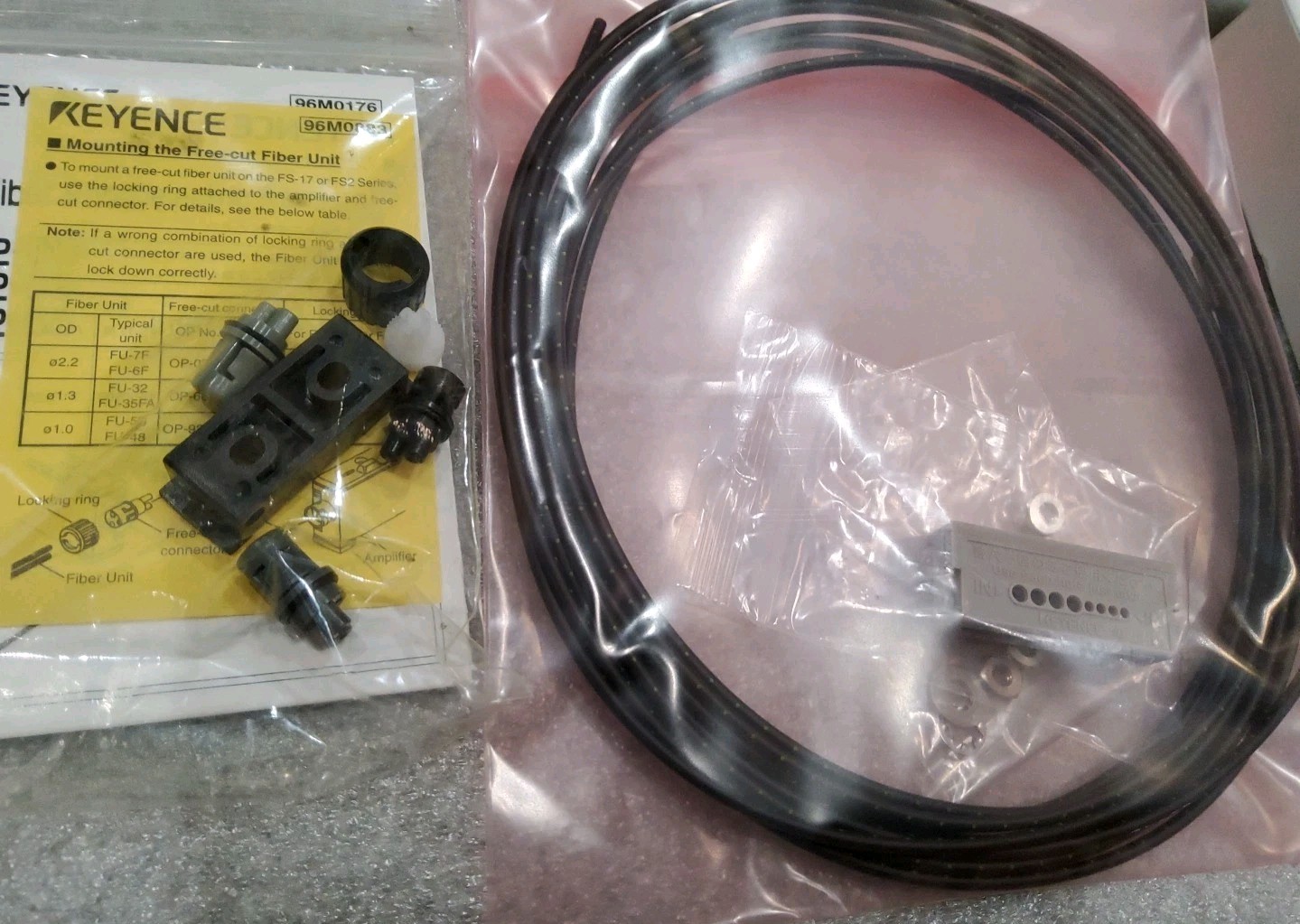 KEYENCE FU-7F FIBER OPTIC SENSOR