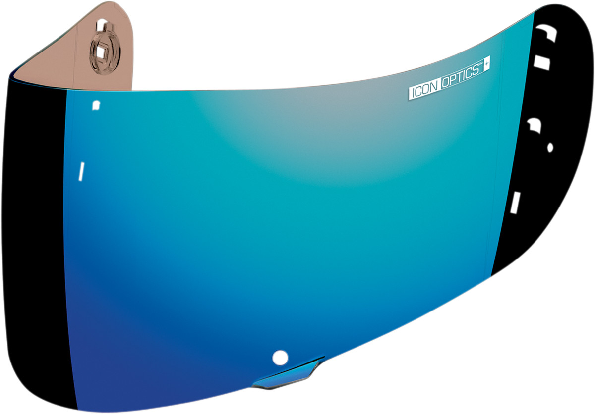 Icon Optics Replacement Helmet Shield Blue One Size