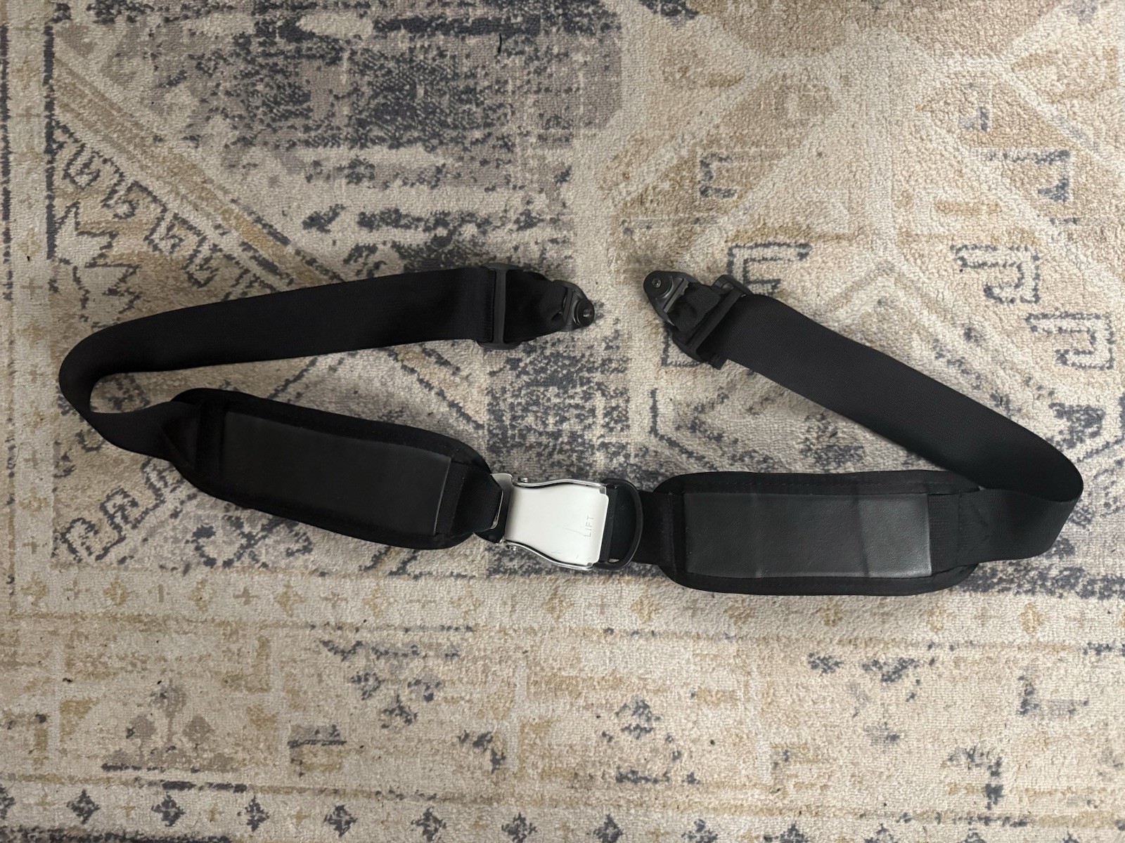 Sunrise Medical 48" Padded Seat Belt for Power Chairs --Aircraft Buckle Quickie