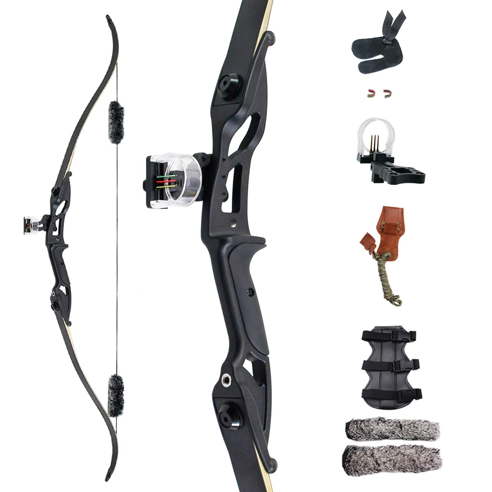 Sinoart 56 Recurve Bow 30 Max Draw 30 35 40 45 50Lb Draw Weight Right Hand