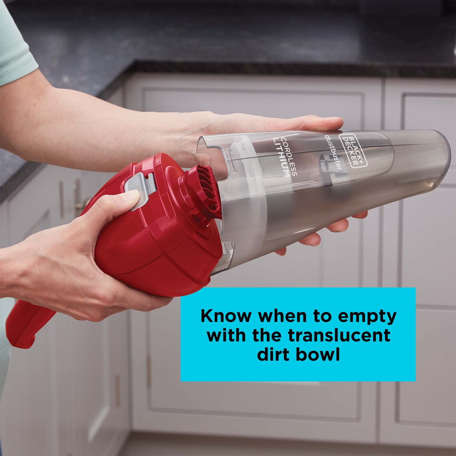 BLACK+DECKER Dustbuster Cordless Handheld - Portable Car & Pet Hair Vacuum