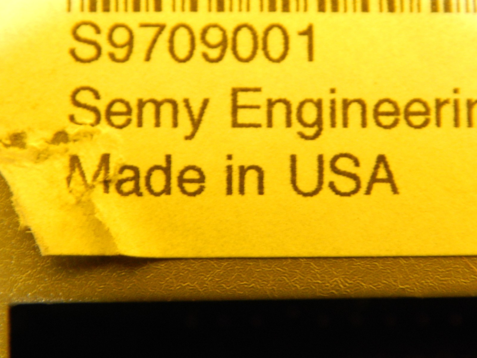 Semy Engineering MYP821800B Alarms Process Auxiliary Display Panel Used Working