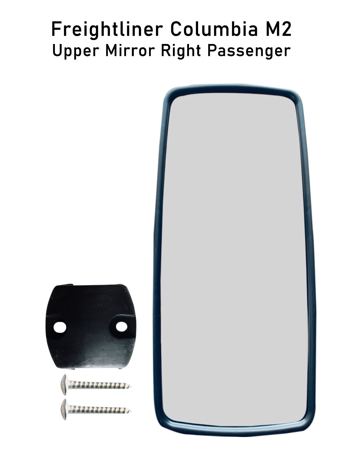 Freightliner Columbia M2 Upper Chrome Mirror Glass Right Passenger 2010-2016