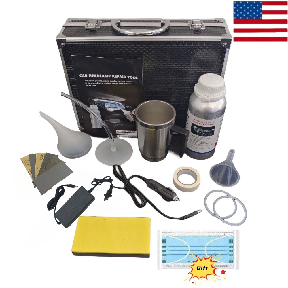 800g Car Headlight Scratch Repair Liquid,Polymer Car Headlight Liquid,Polishing