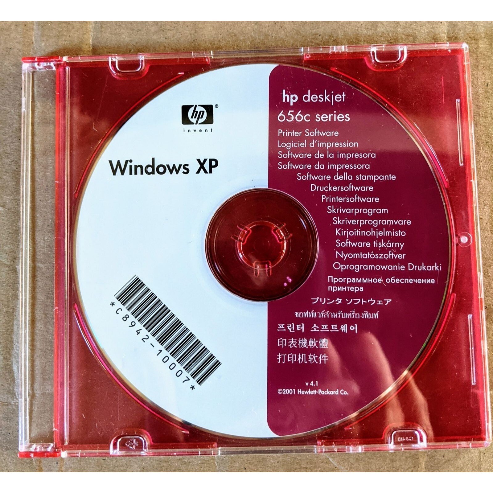 HP Deskjet Printer Driver CD 656c series