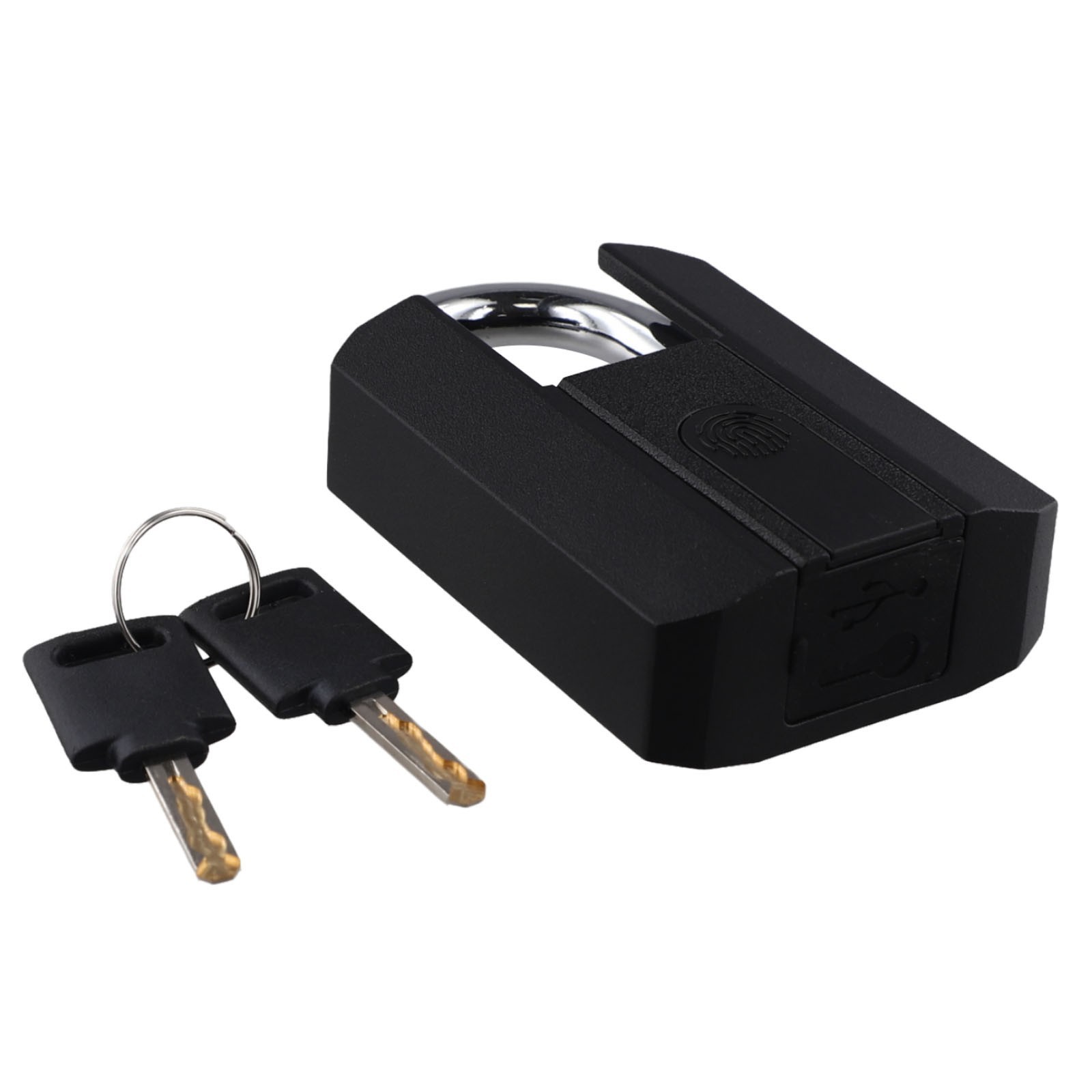 For TTlock App Enabled Fingerprint Lock USB Rechargeable and Key Backup