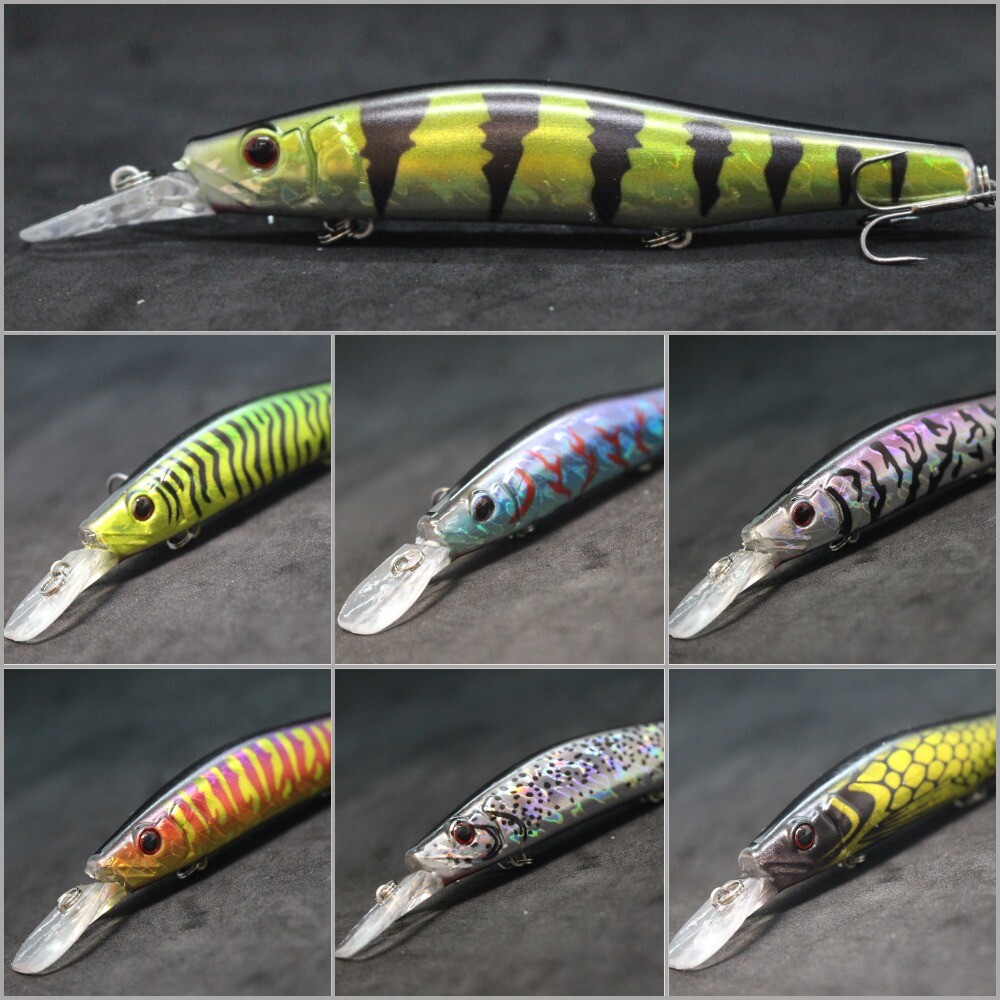 Bait Jerkbait Fishing Lures wLure 5 1/4 inch 2/3 oz Minnow Floating M629