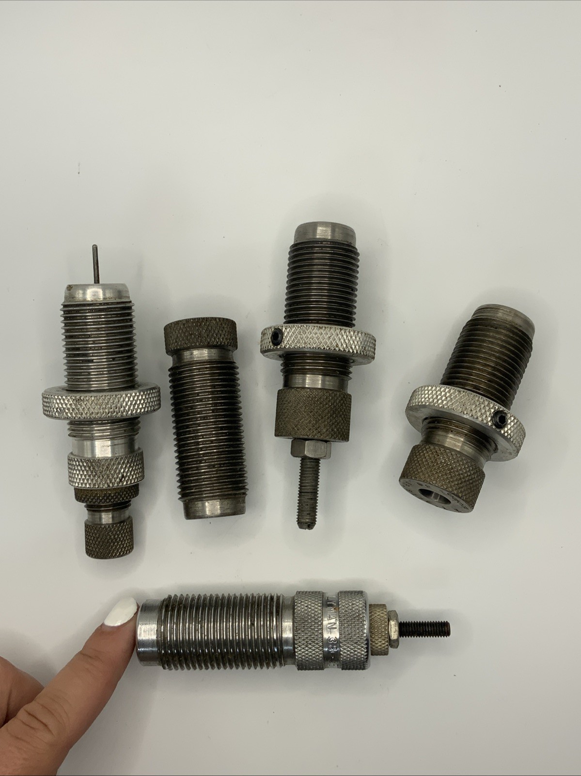RCBS 38/357 carbide 3 die set plus extras Size and Lyman