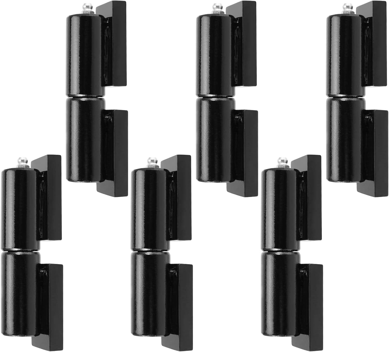 3 Pair 5” Gate Hinges Heavy Duty Barrel Weld-On Hinges Set