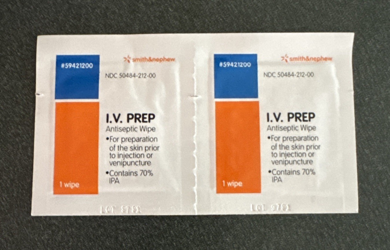 Smith+Nephew I.V. PREP Antiseptic Wipes 42 Count
