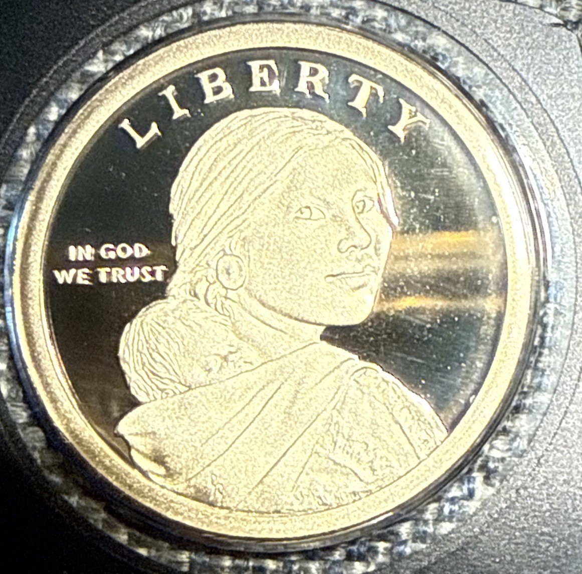 2026 S $1 Proof Sacagawea Dollar Polly Copper from Silver Proof Set IN HAND