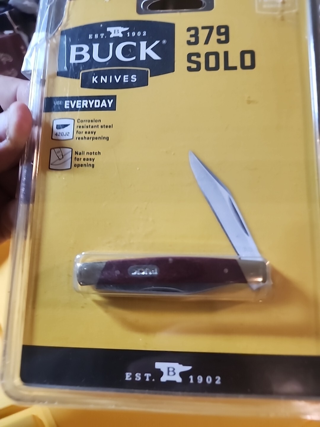 New Buck Knives 379 Solo Knife