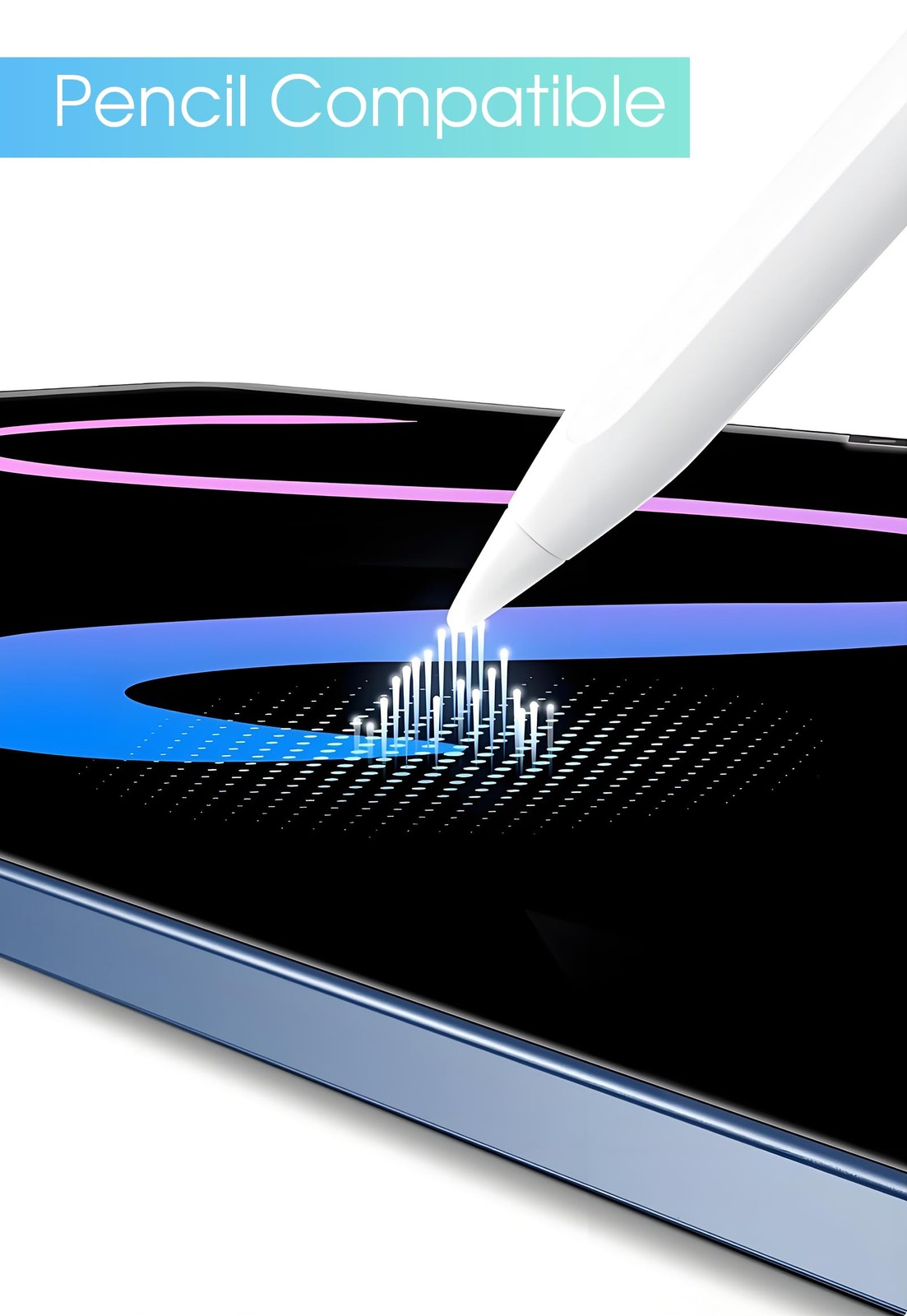 2-Pack Tempered Glass Protector Compatible with iPad 11 (A16) 11" & 10 Gen 10.9"