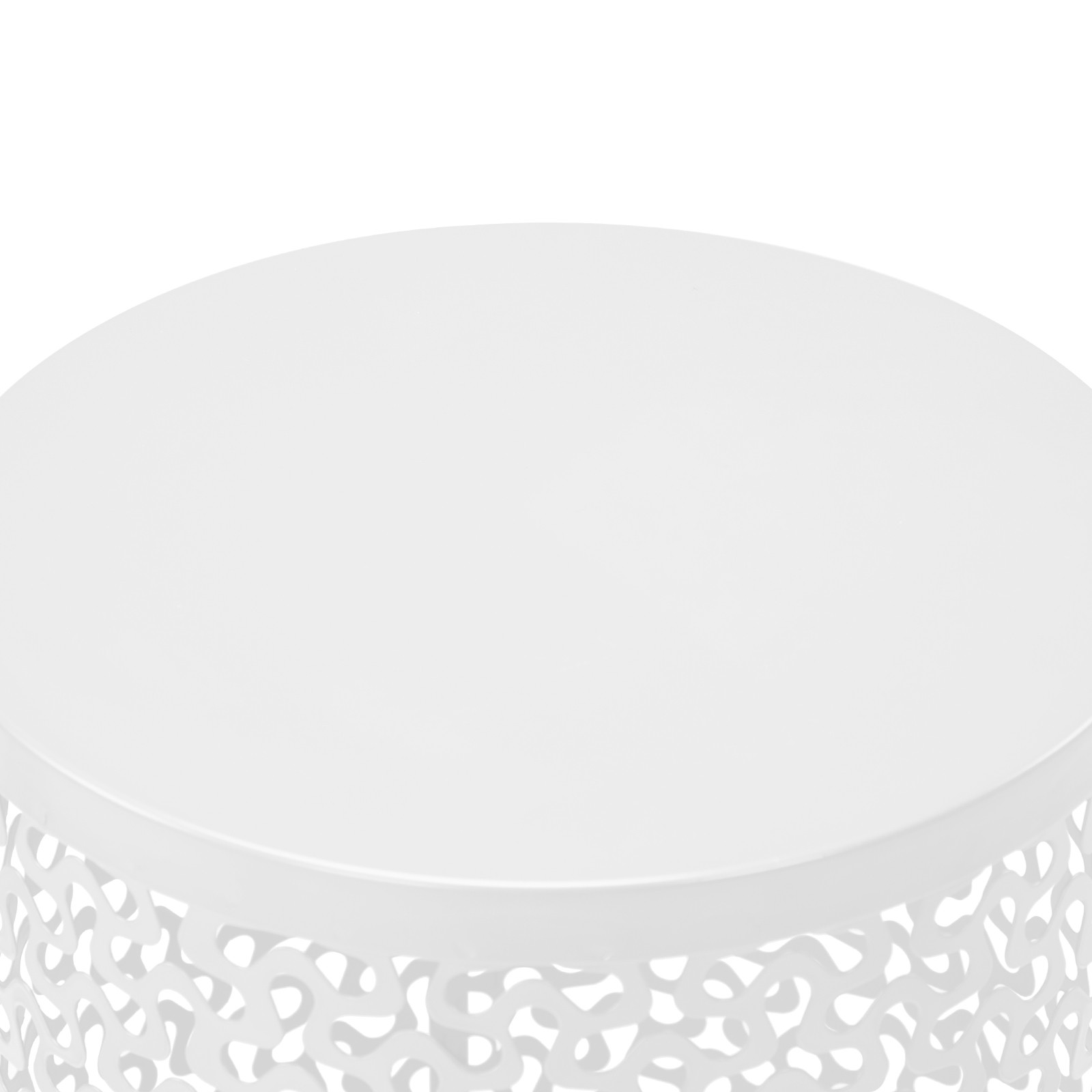 Nesting Side Table Set of 3, Round Patio Accent Table, Metal Frame End Table