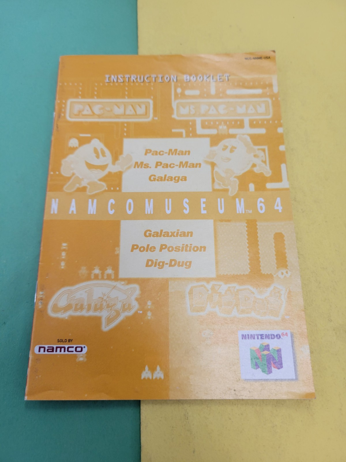 namco museum n64 manual
