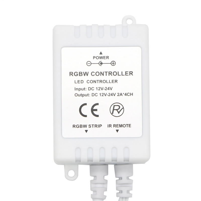 RGBW Controller 40 Keys IR Remote, DC12-24V Input For SMD 5050 LED Strip Light