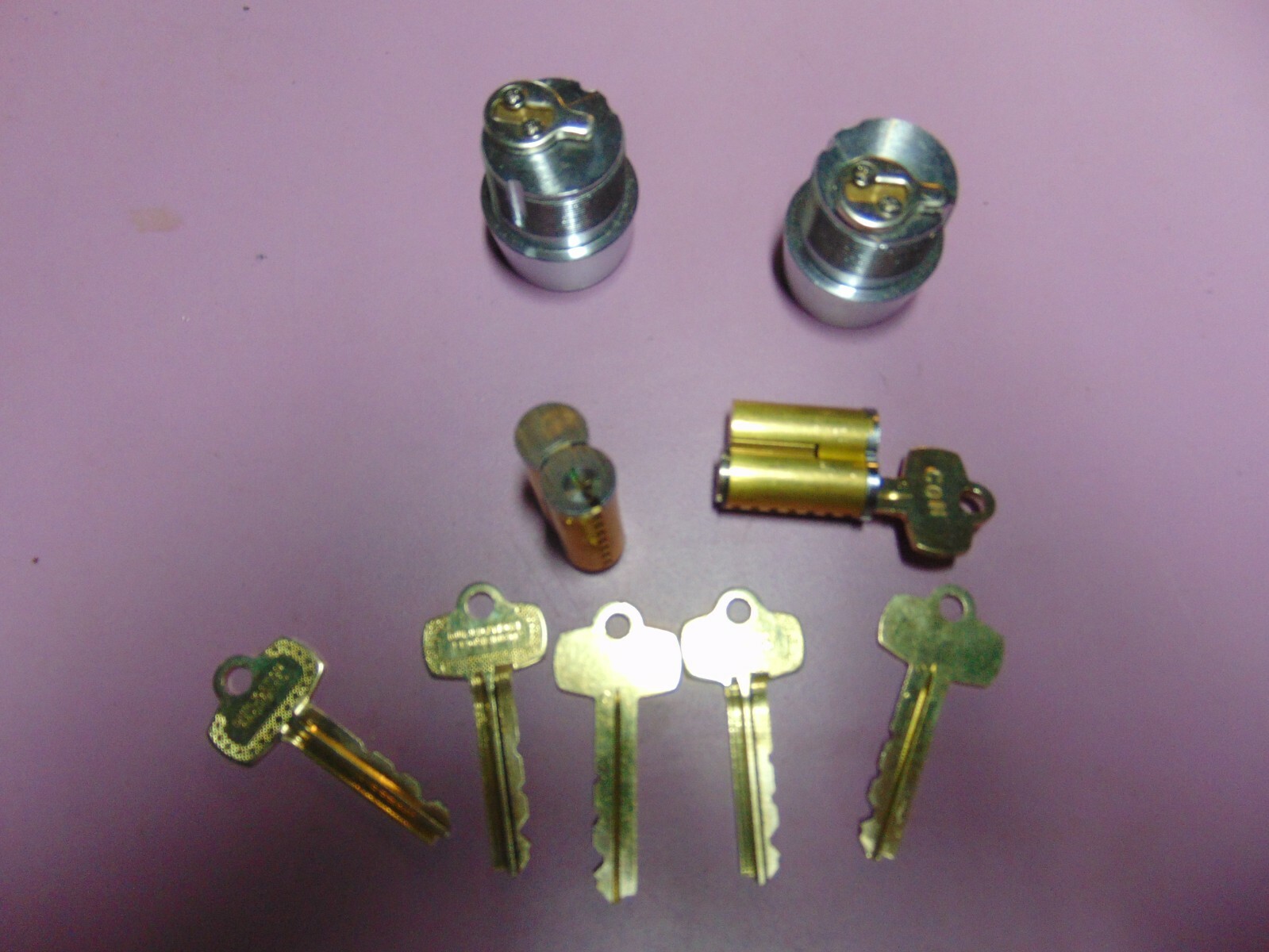 2 BEST LOOK ALIKE MORTISE LOCKS WITH 5 KEYS AND 1 CON. KEY LOCKSMITH