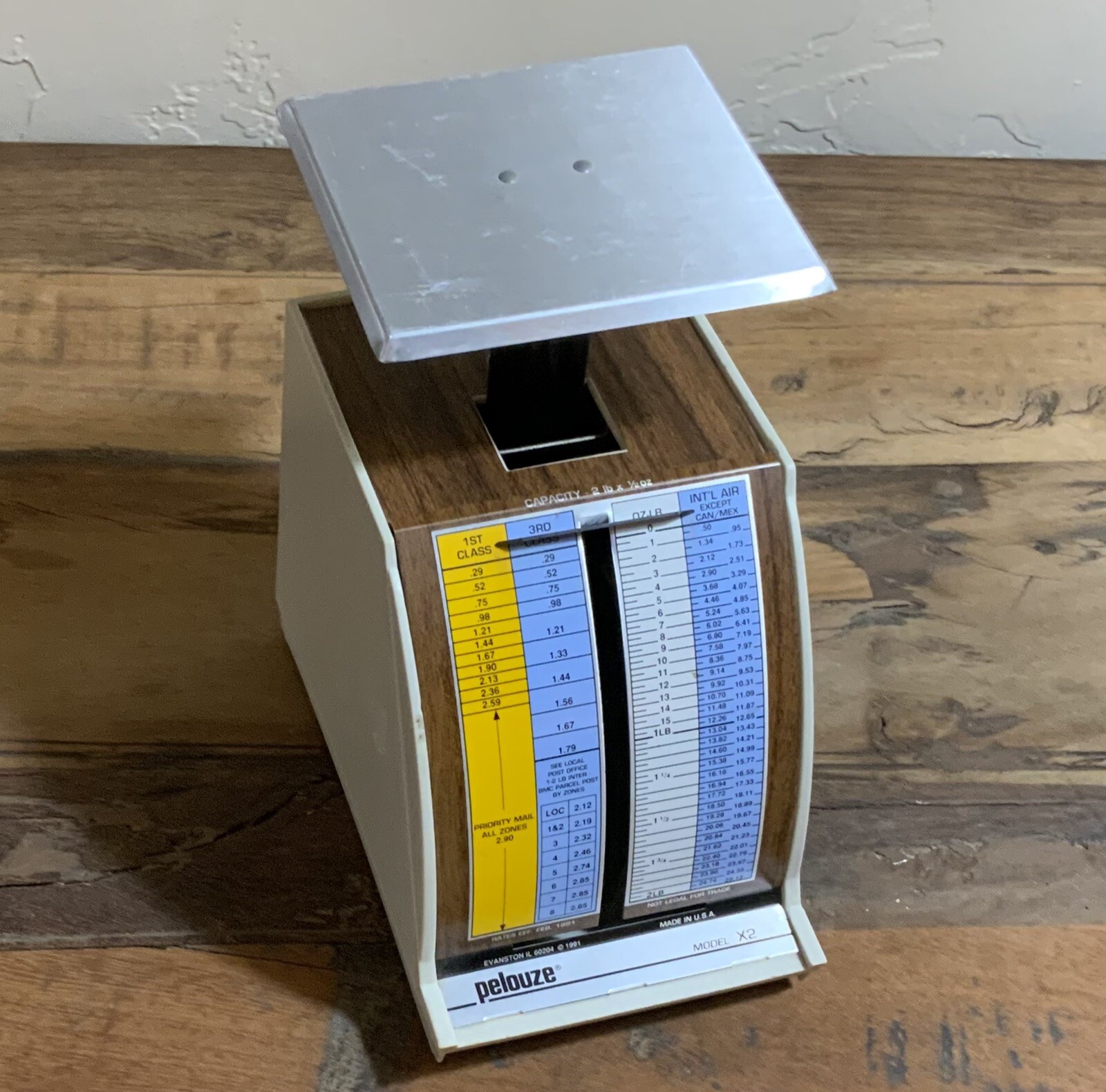 Vintage Scale 1991 Pelouze Postal Scale USA Postage