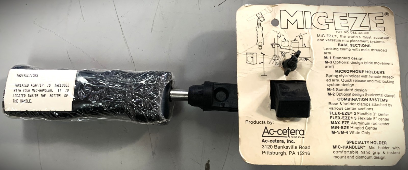 Mic-Eze Mic-Handler (NOS) Perfect for video interviews !