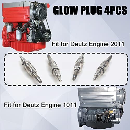 0 Glow Plug Compatible with Bobcat Loader Skid Steer 864 873 863 Engine 0118040