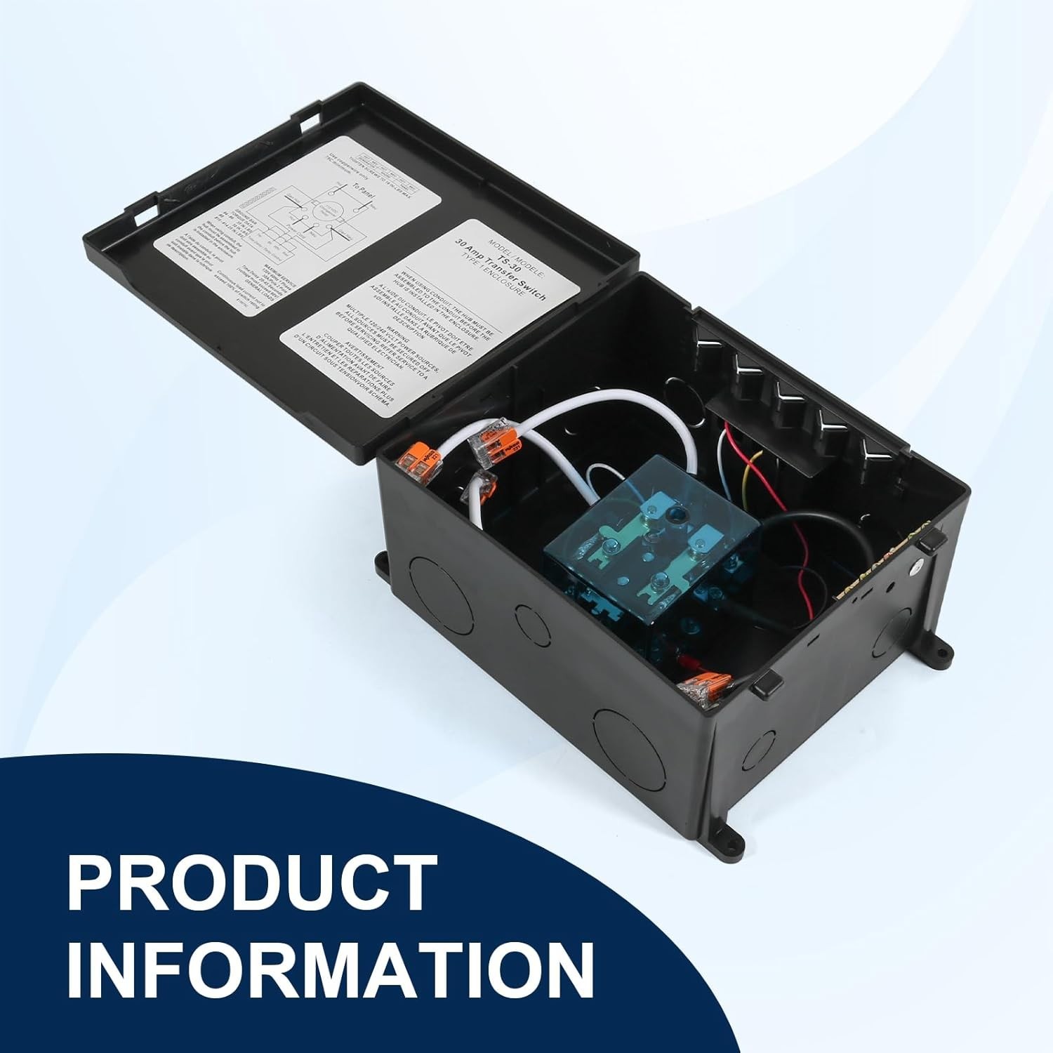 Automatic 30 Amp Transfer Switch for RVs – Time Delay Power Switching Solution