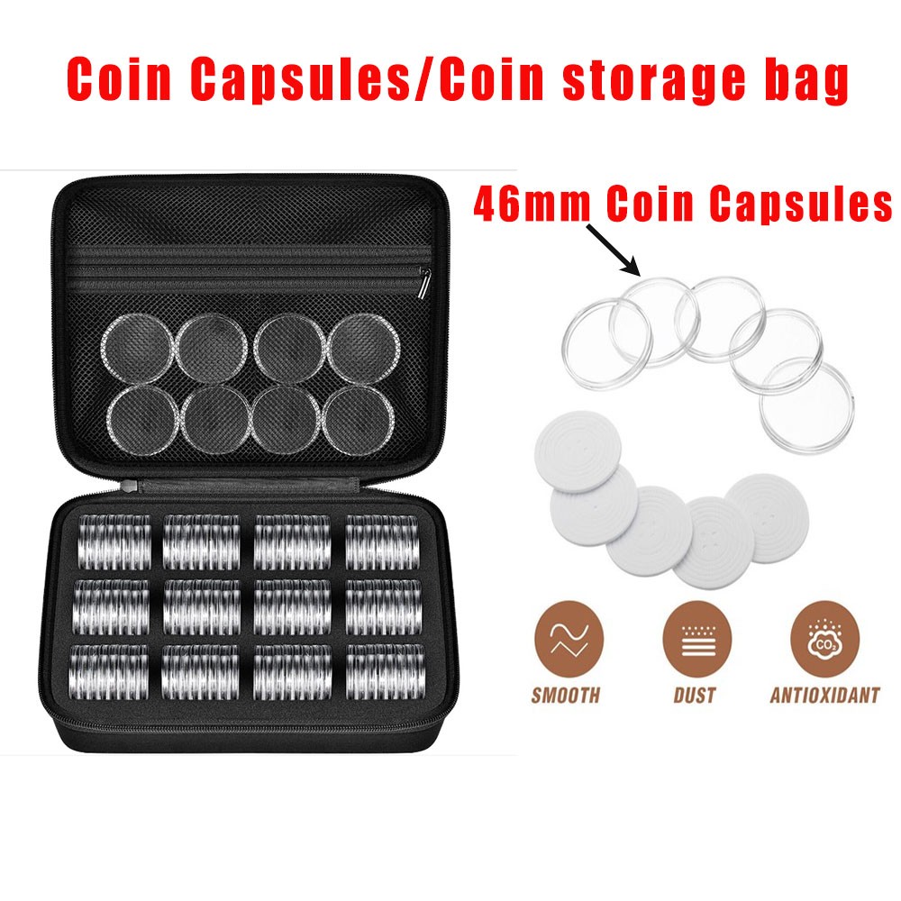 Foam Storage Organizer Box Coins Collector Case Holder Coin Collection Supplies