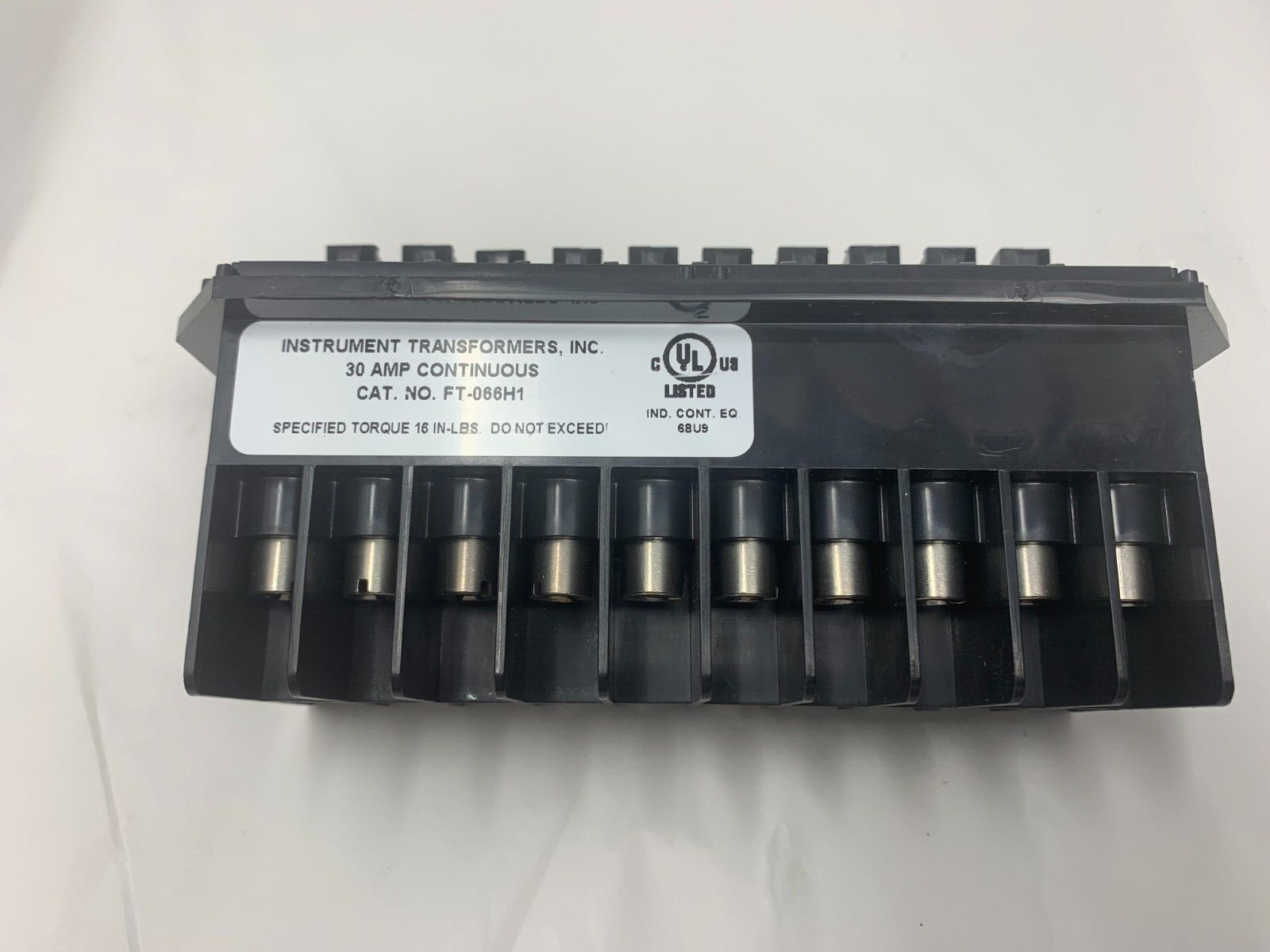 Instrument Transformers FT-066H1 30A Continuous 10-Pole FT Test Switch