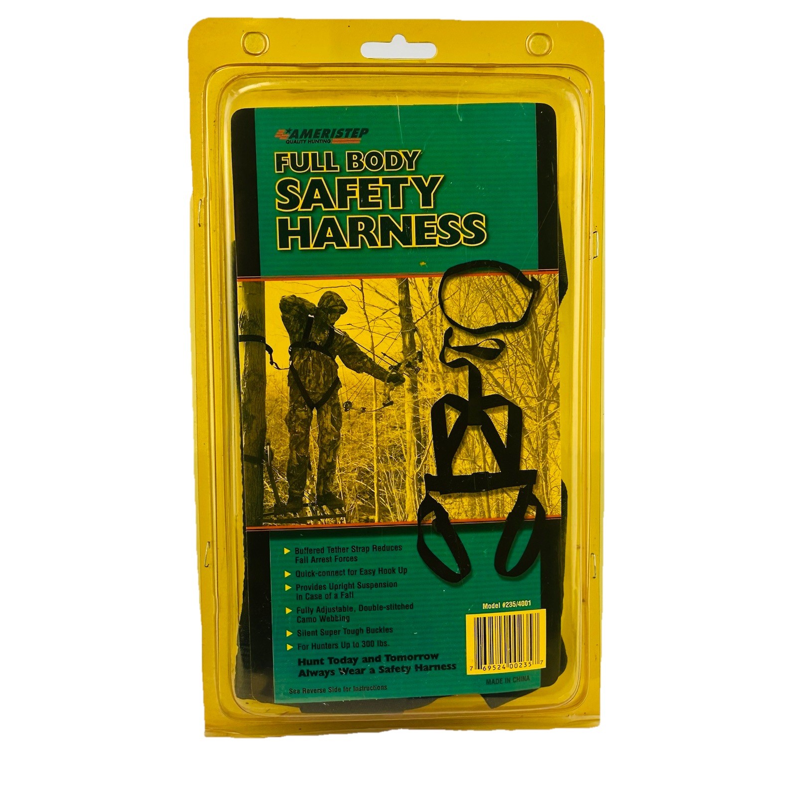 AMERISTEP Full Body Safety Harness Deer Hunting Tree Stand #235 NEW