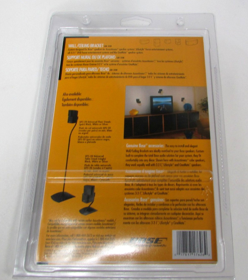 OEM Bose UB-20B Wall/Ceiling Bracket Speaker Mount Black / Unopened & Unused