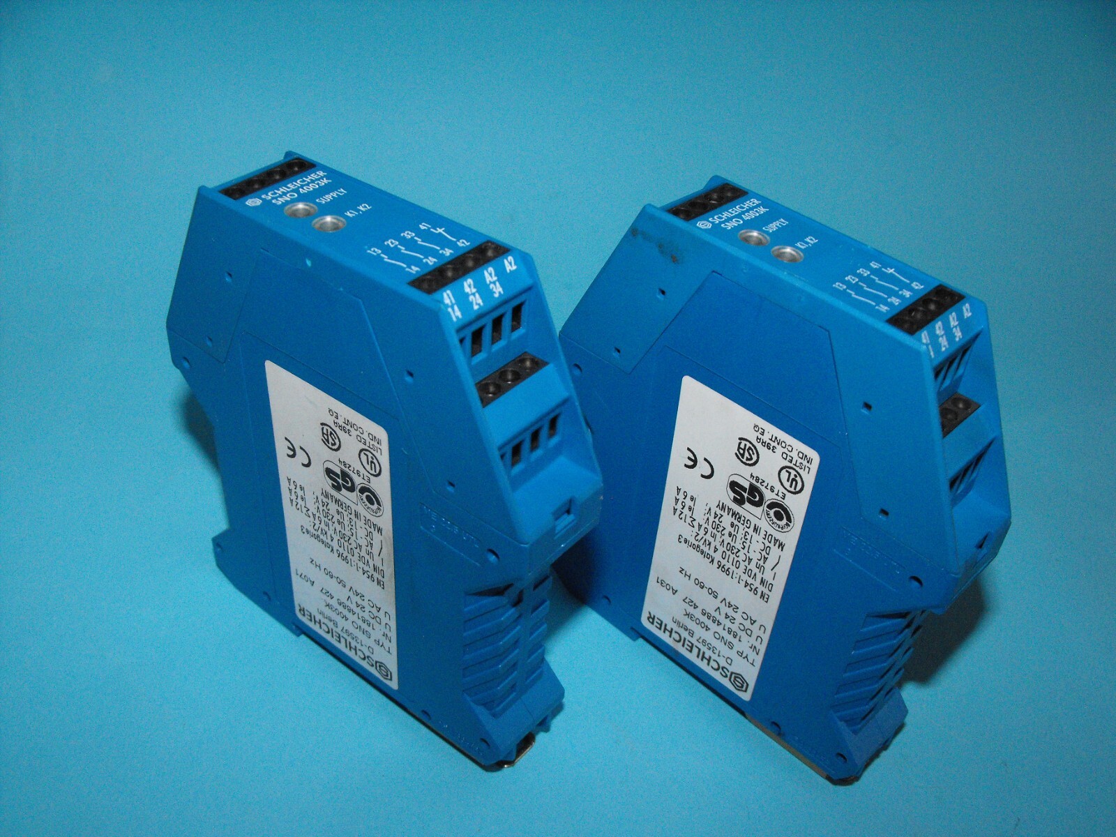 Schleicher SNO4003K.Safety Relay 18814886.24V AC/DC.USED