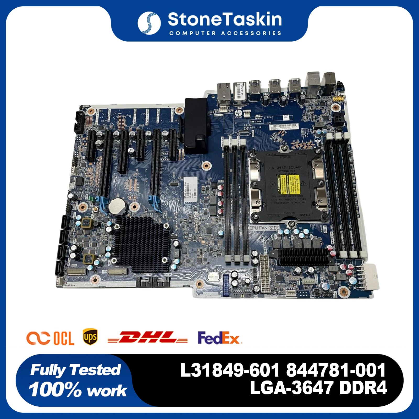 844781-001 For HP Z6 G4 WorkStation Tower MB 914283-001 914283-601 LGA3647